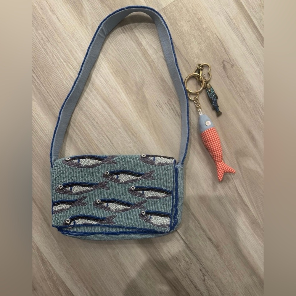 Viral Sardine Beaded bag